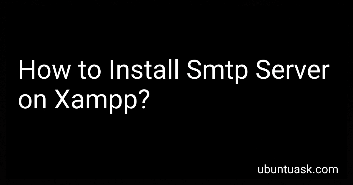 How to Install Smtp Server on Xampp? image