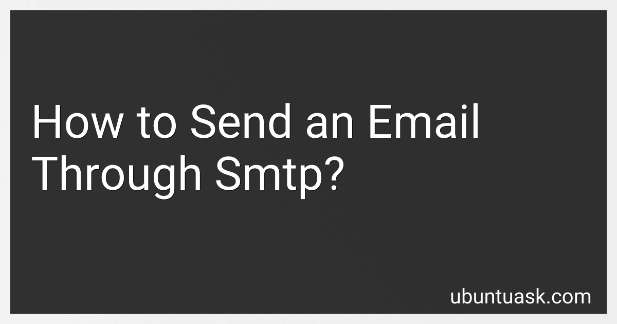 How to Send an Email Through Smtp? preview