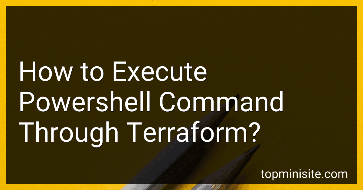 How to Execute Powershell Command Through Terraform? image