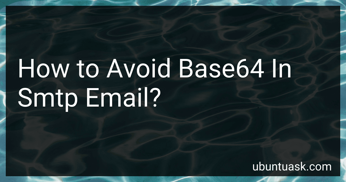 How to Avoid Base64 In Smtp Email? image