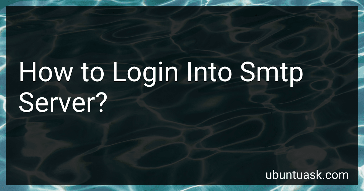 How to Login Into Smtp Server? image