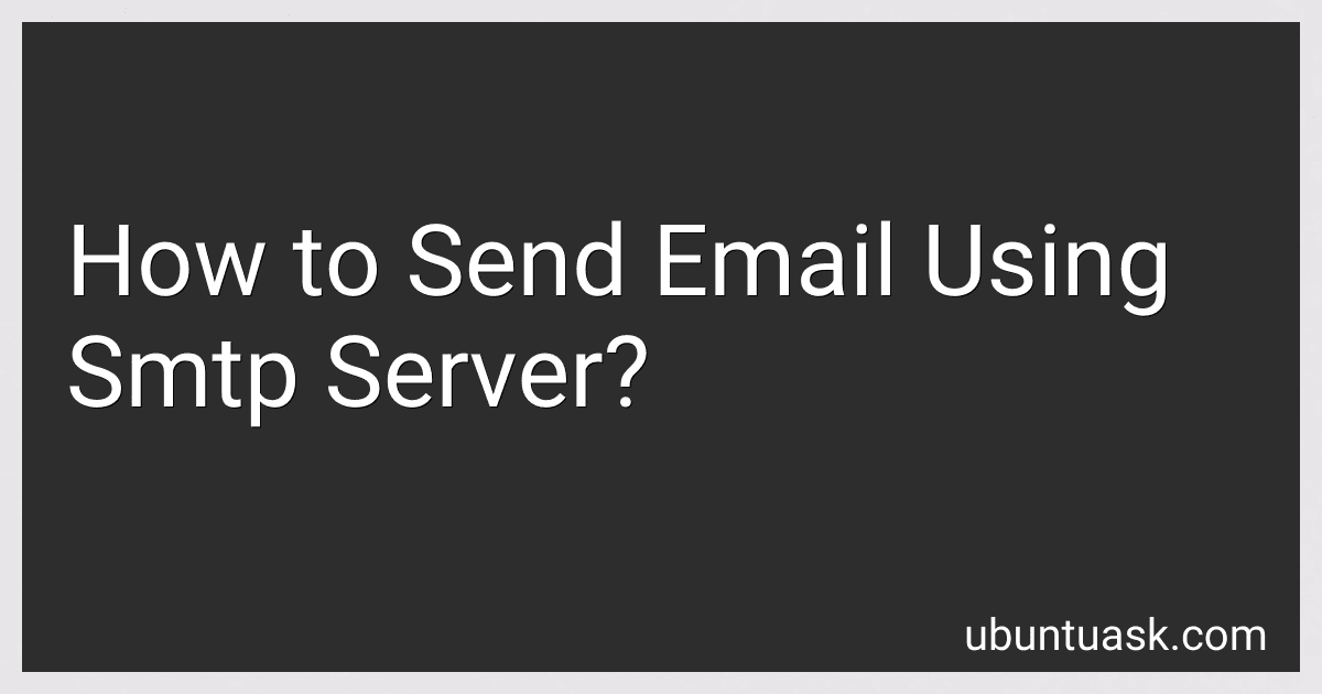 How to Send Email Using Smtp Server? image