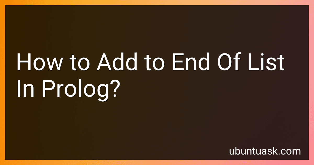 How to Add to End Of List In Prolog? image