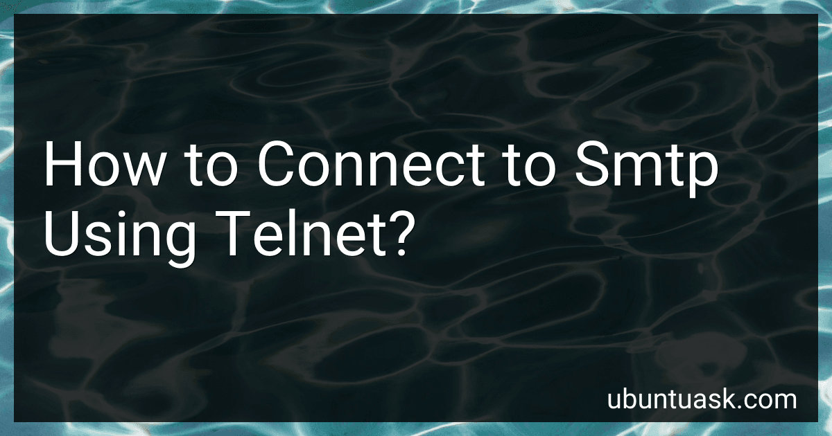 How to Connect to Smtp Using Telnet? preview