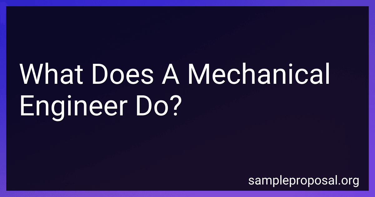 What Does A Mechanical Engineer Do? preview