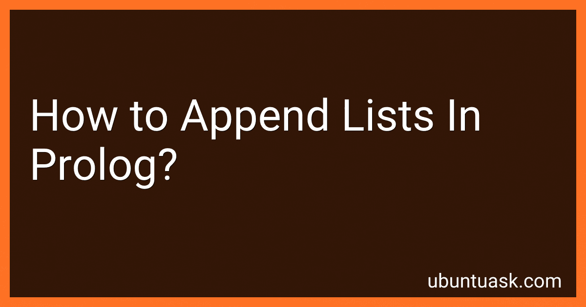 How to Append Lists In Prolog? image