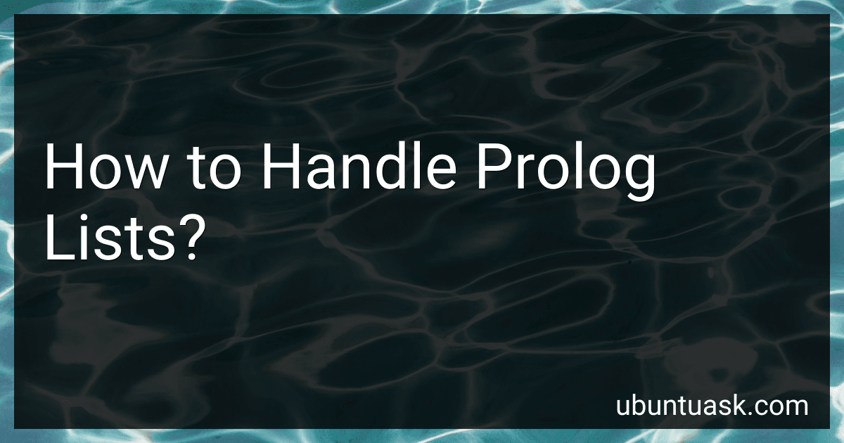 How to Handle Prolog Lists? image