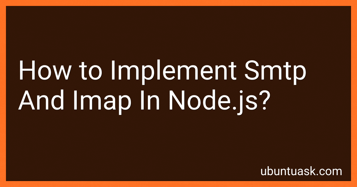 How to Implement Smtp And Imap In Node.js? image