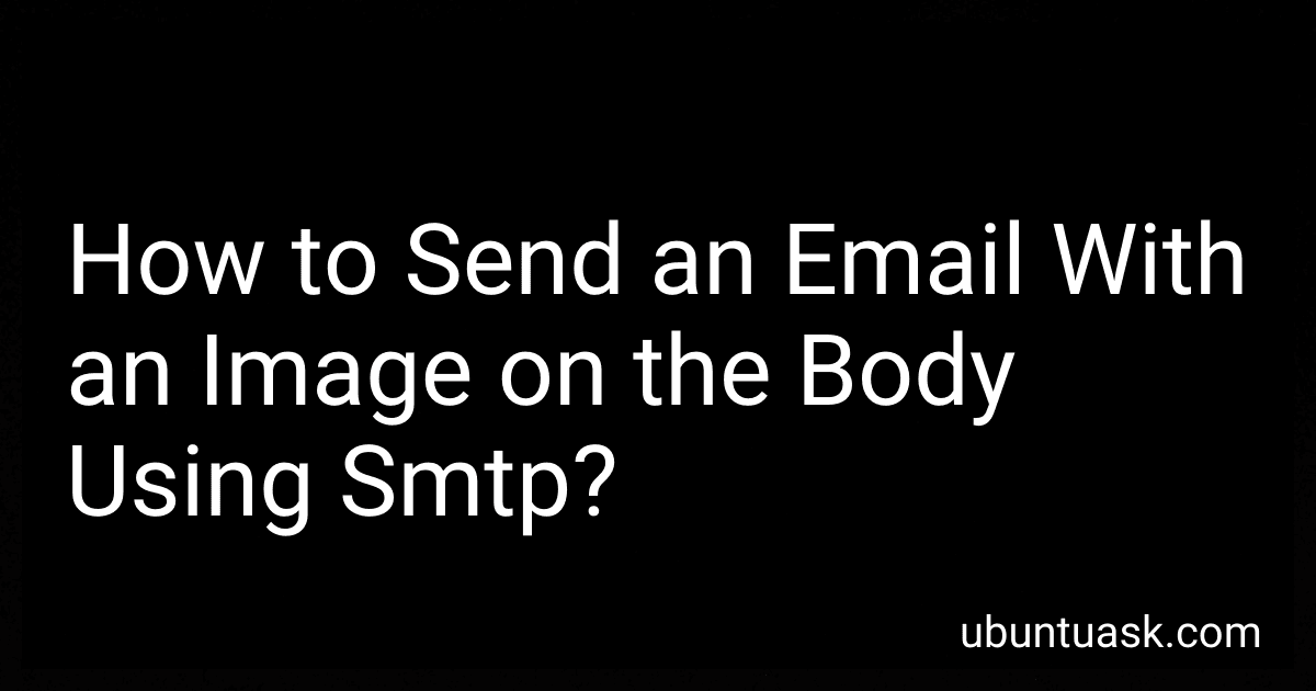 How to Send an Email With an Image on the Body Using Smtp? image