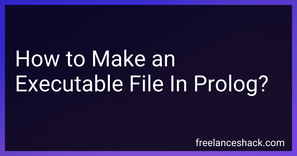How to Make an Executable File In Prolog? preview