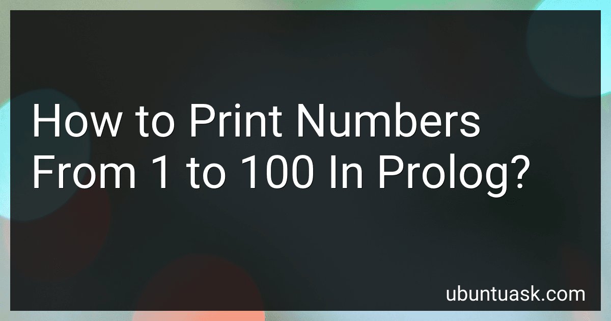 How to Print Numbers From 1 to 100 In Prolog? preview
