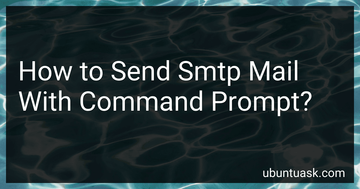 How to Send Smtp Mail With Command Prompt? image