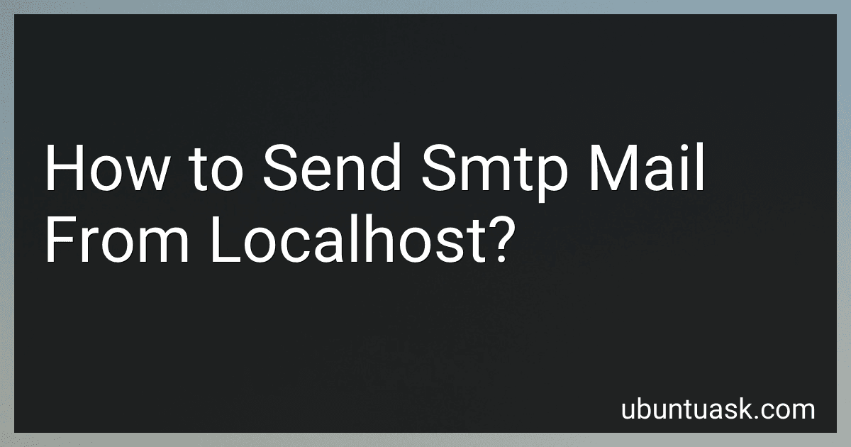 How to Send Smtp Mail From Localhost? preview