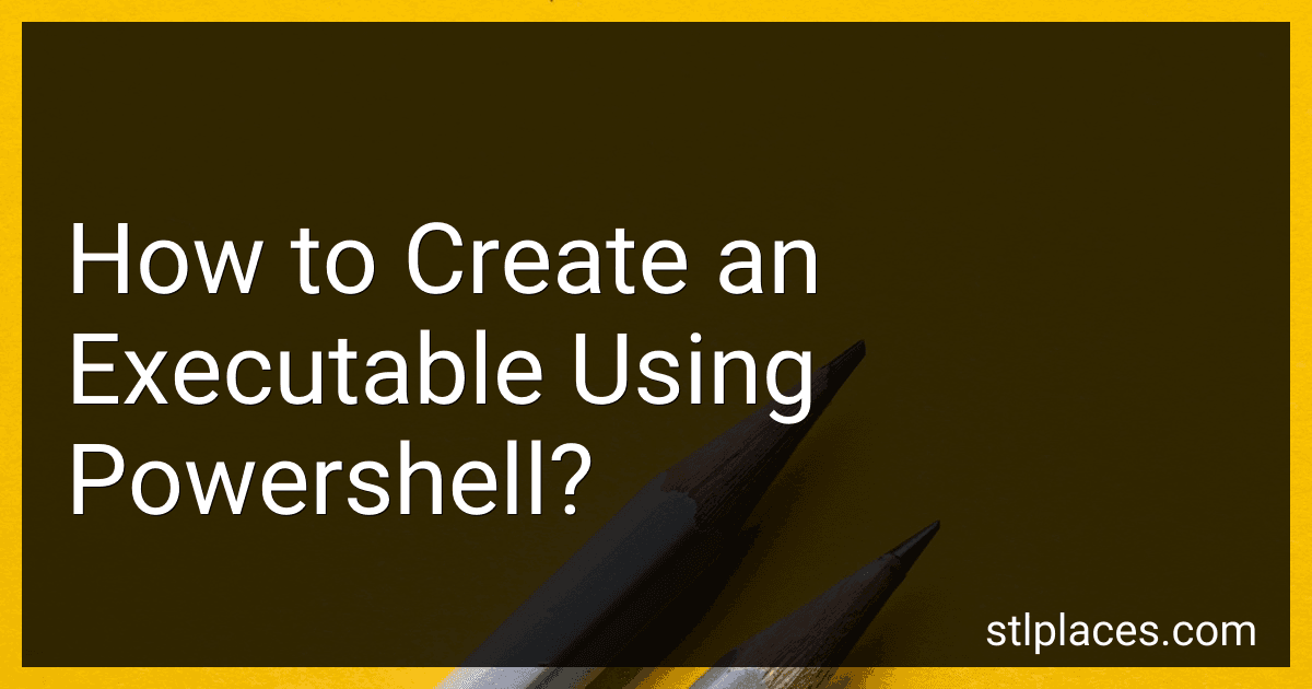 How to Create an Executable Using Powershell? image