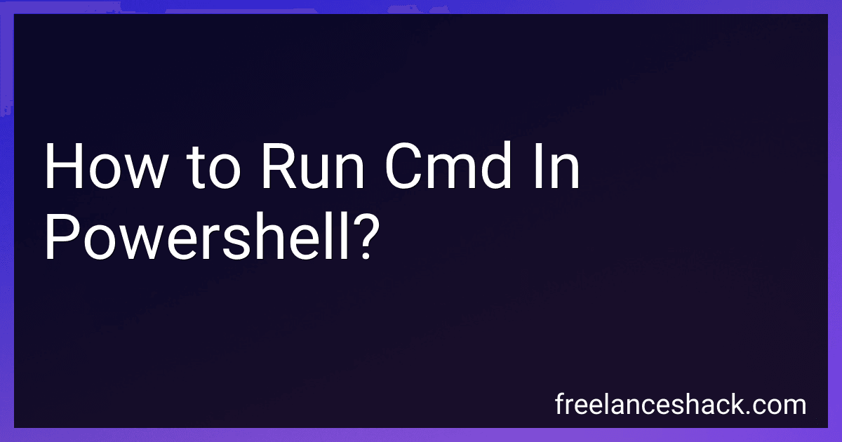How to Run Cmd In Powershell? preview