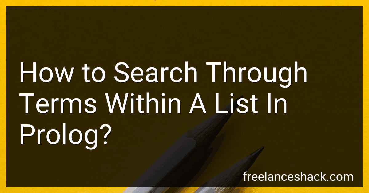 How to Search Through Terms Within A List In Prolog? preview