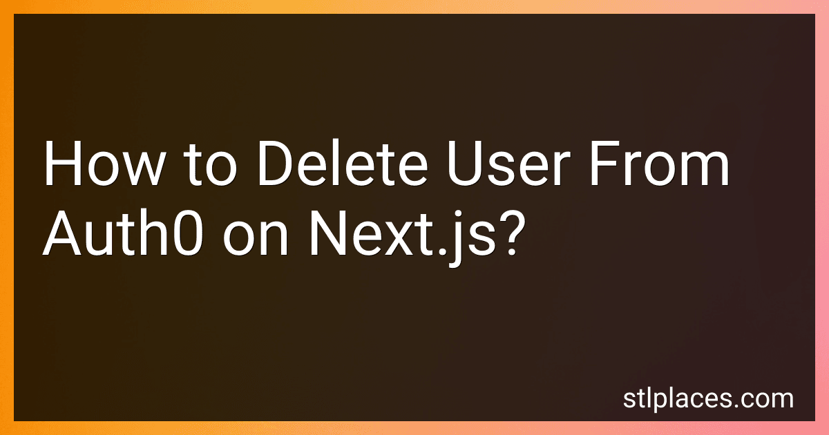 How to Delete User From Auth0 on Next.js? preview