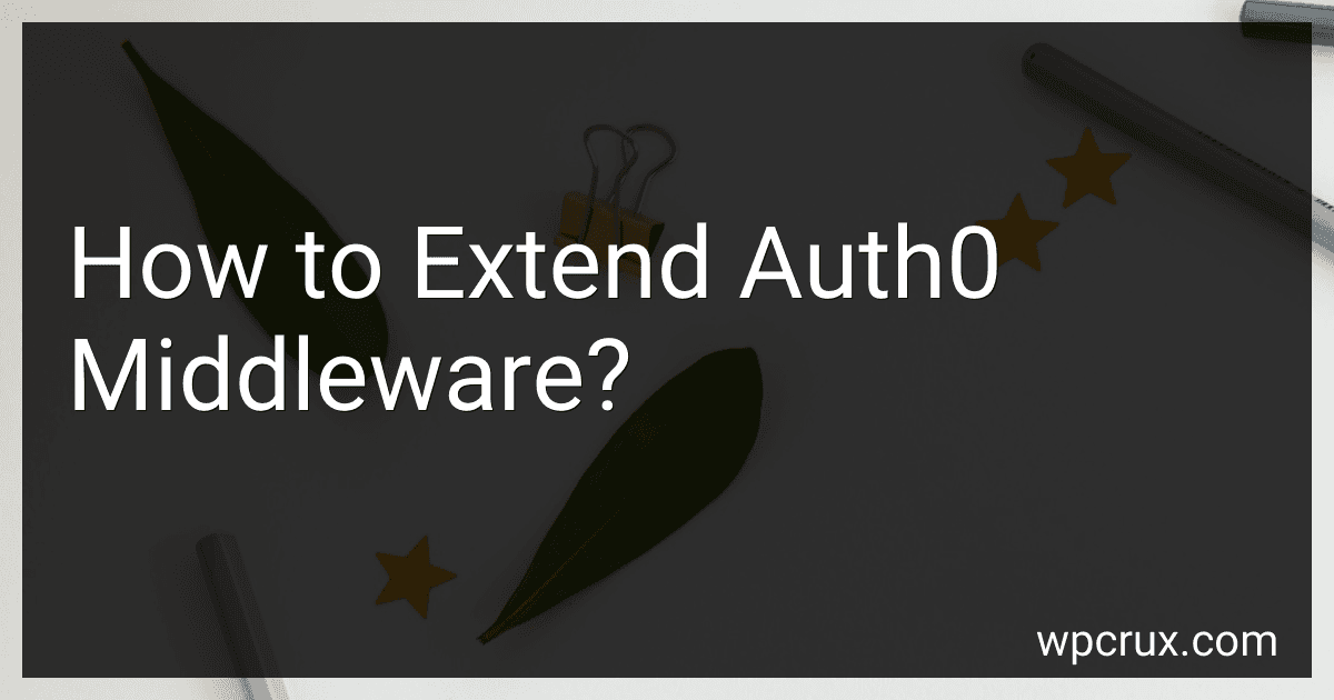 How to Extend Auth0 Middleware? preview