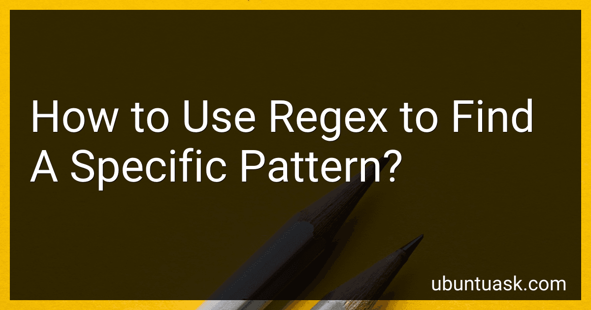 How to Use Regex to Find A Specific Pattern? image