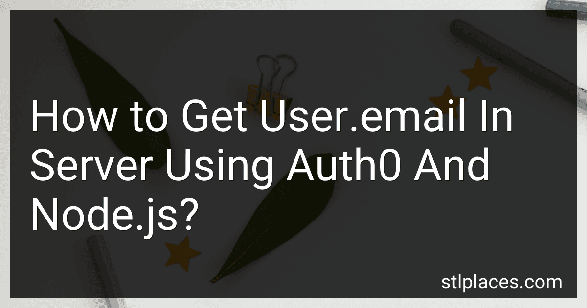 How to Get User.email In Server Using Auth0 And Node.js? image