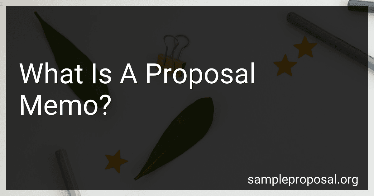 What Is A Proposal Memo? preview
