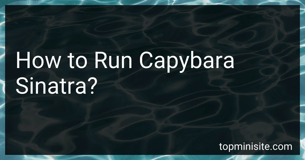 How to Run Capybara Sinatra? preview