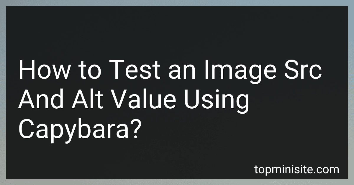 How to Test an Image Src And Alt Value Using Capybara? preview