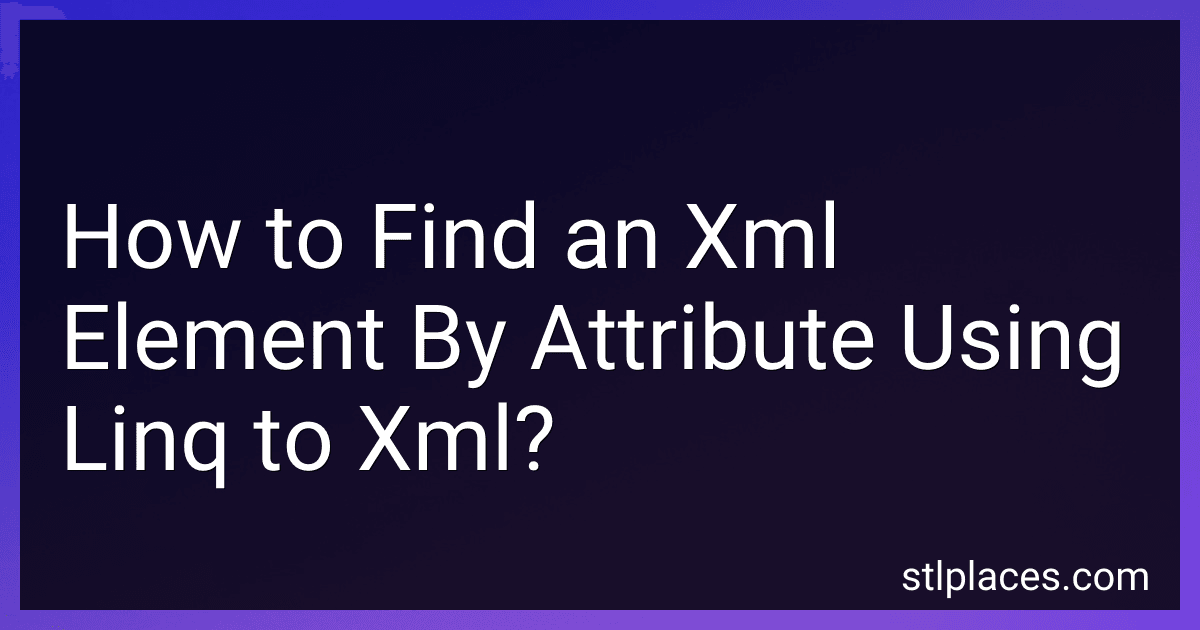 How to Find an Xml Element By Attribute Using Linq to Xml? image