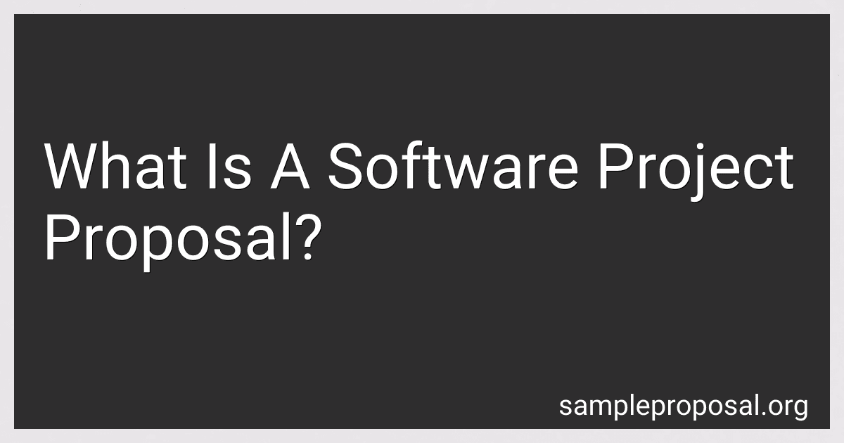 What Is A Software Project Proposal? preview