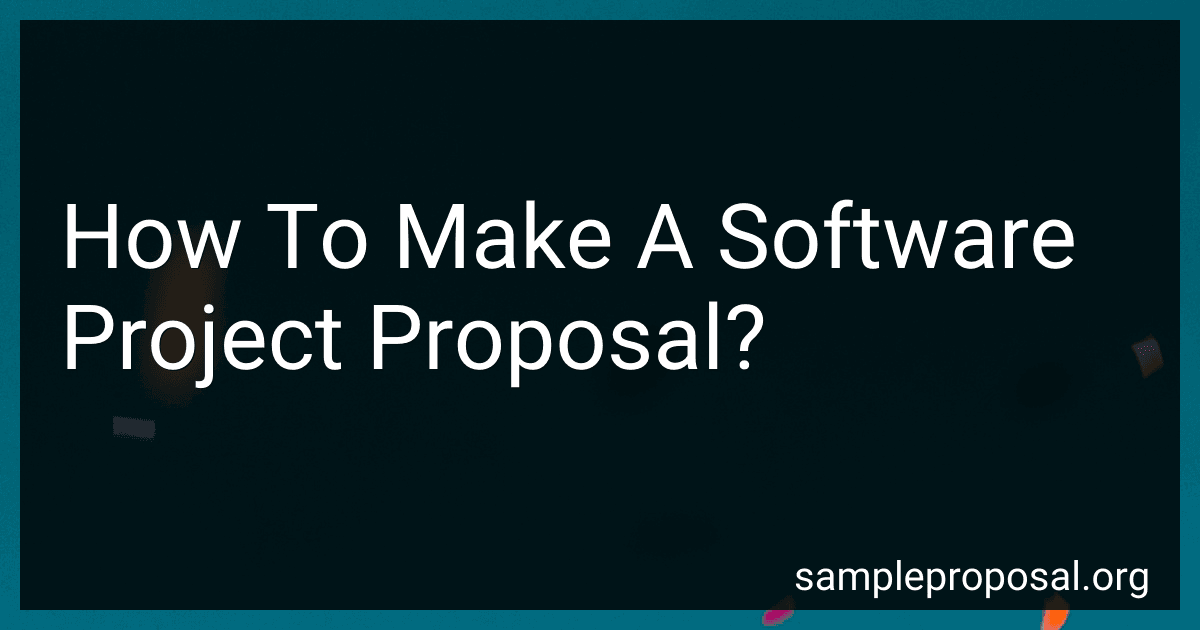 How To Make A Software Project Proposal? image