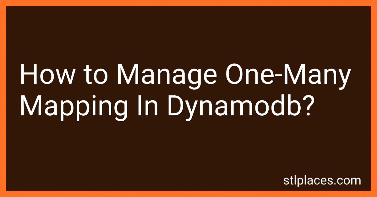 How to Manage One-Many Mapping In Dynamodb? image