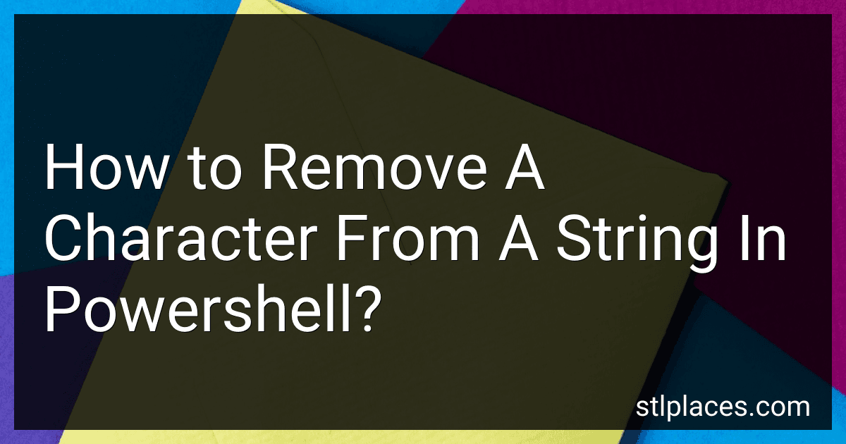 How to Remove A Character From A String In Powershell? preview