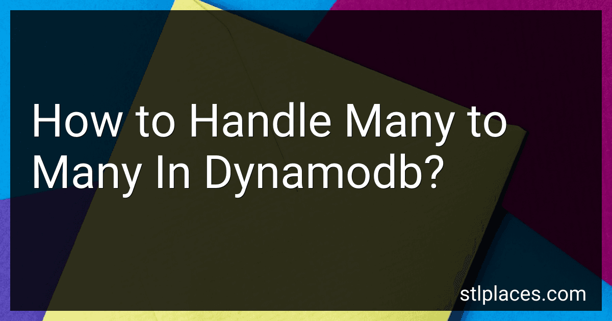 How to Handle Many to Many In Dynamodb? image
