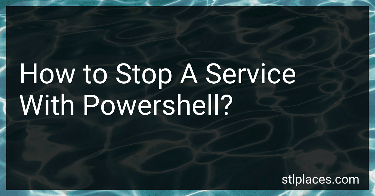 How to Stop A Service With Powershell? preview