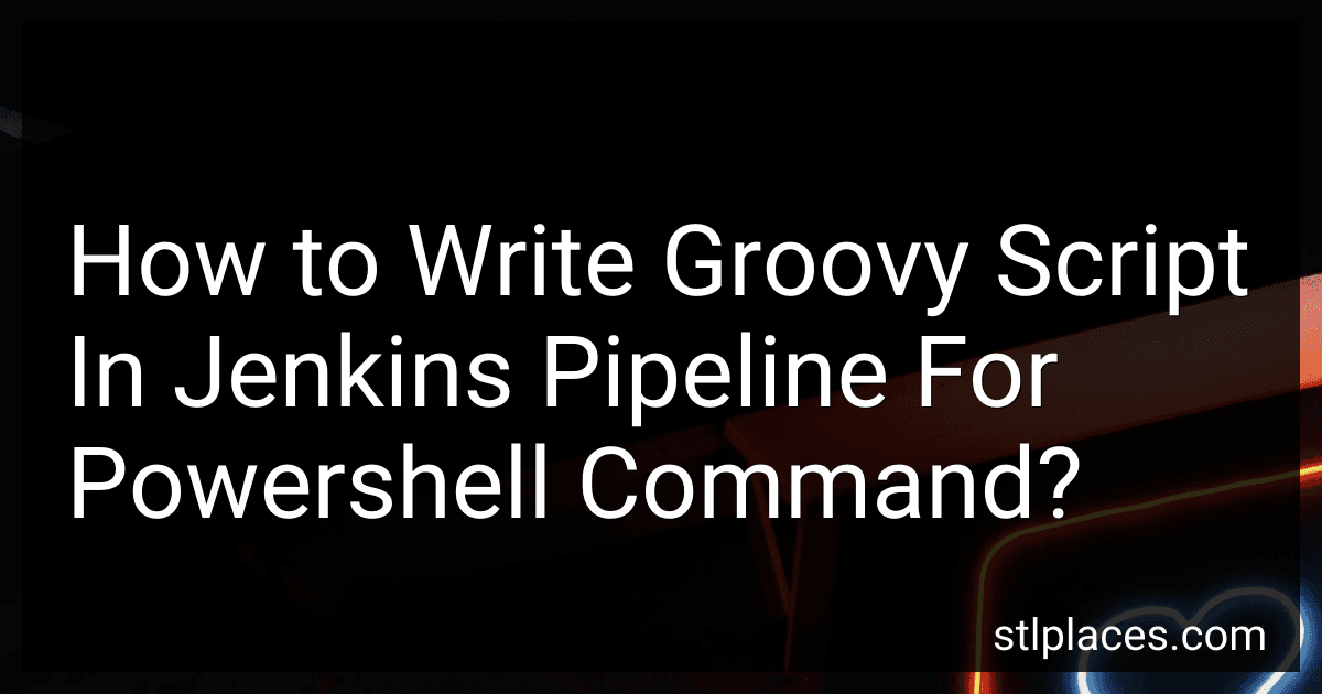 How to Write Groovy Script In Jenkins Pipeline For Powershell Command? preview