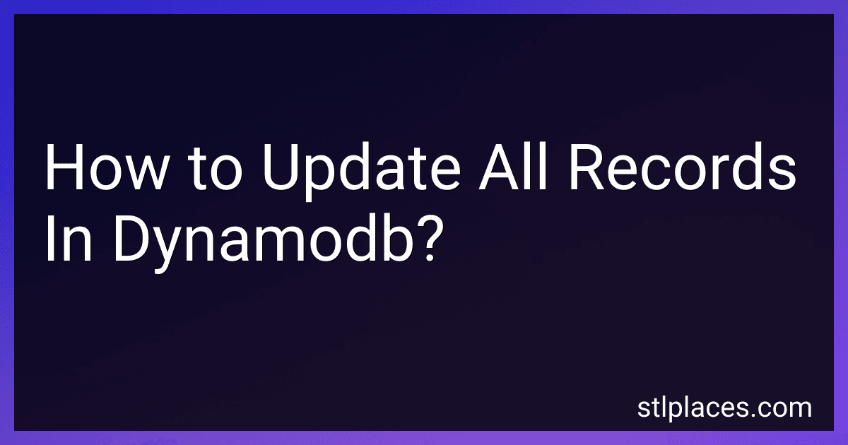 How to Update All Records In Dynamodb? preview