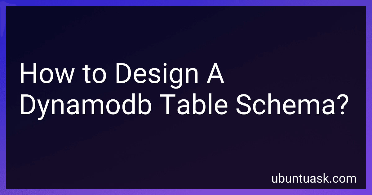 How to Design A Dynamodb Table Schema? preview