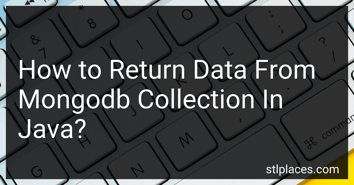 How to Return Data From Mongodb Collection In Java? image