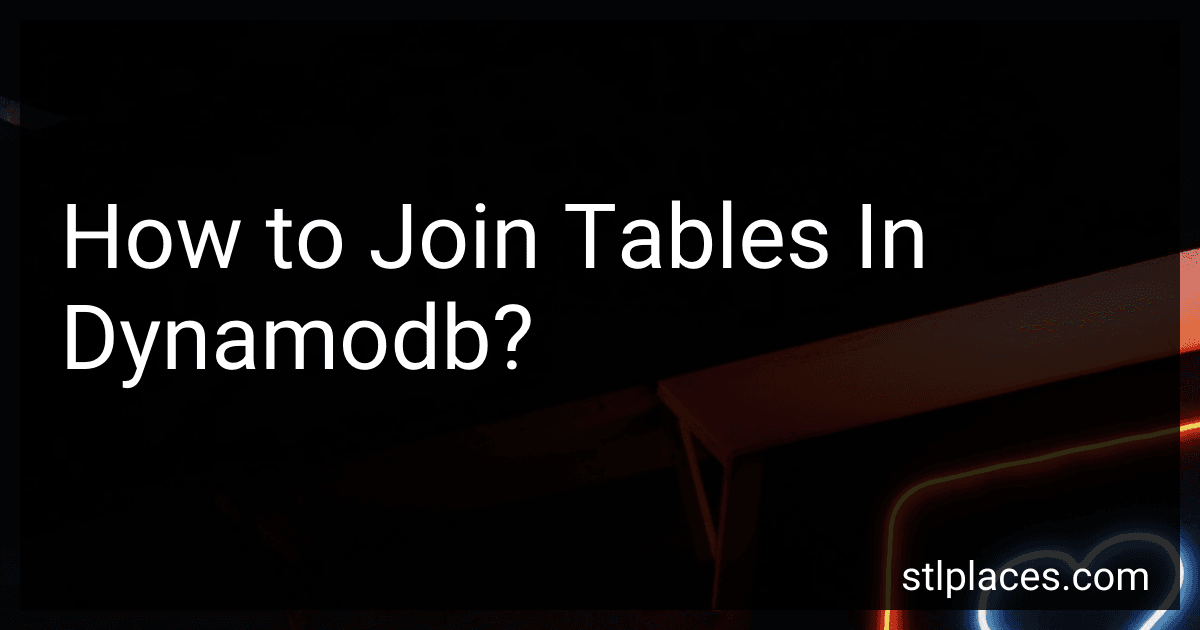 How to Join Tables In Dynamodb? image