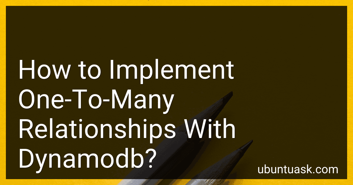 How to Implement One-To-Many Relationships With Dynamodb? image