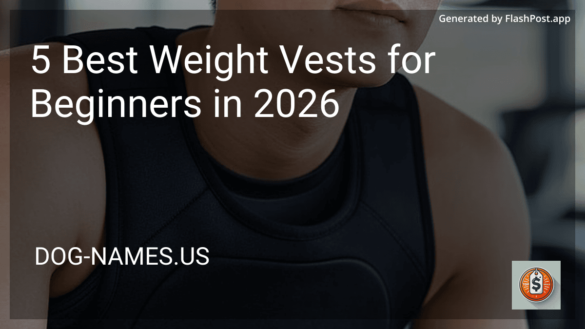 8 Best Weight Vests for Beginners in 2026 image