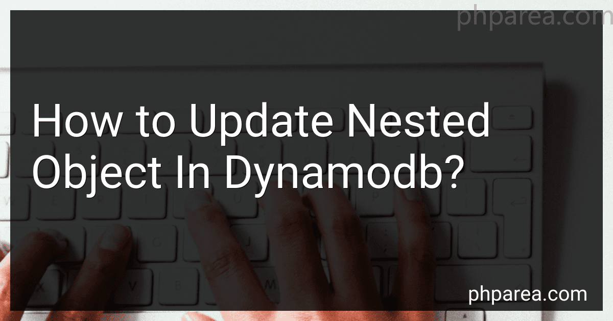 How to Update Nested Object In Dynamodb? image