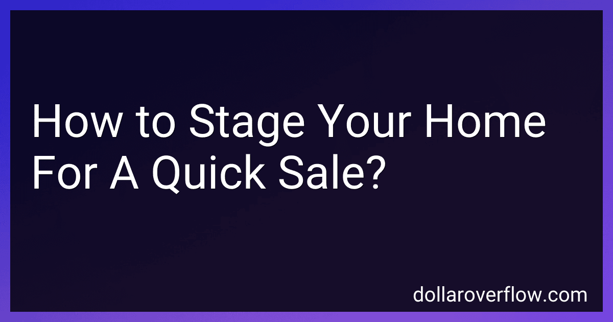 How to Stage Your Home For A Quick Sale? image