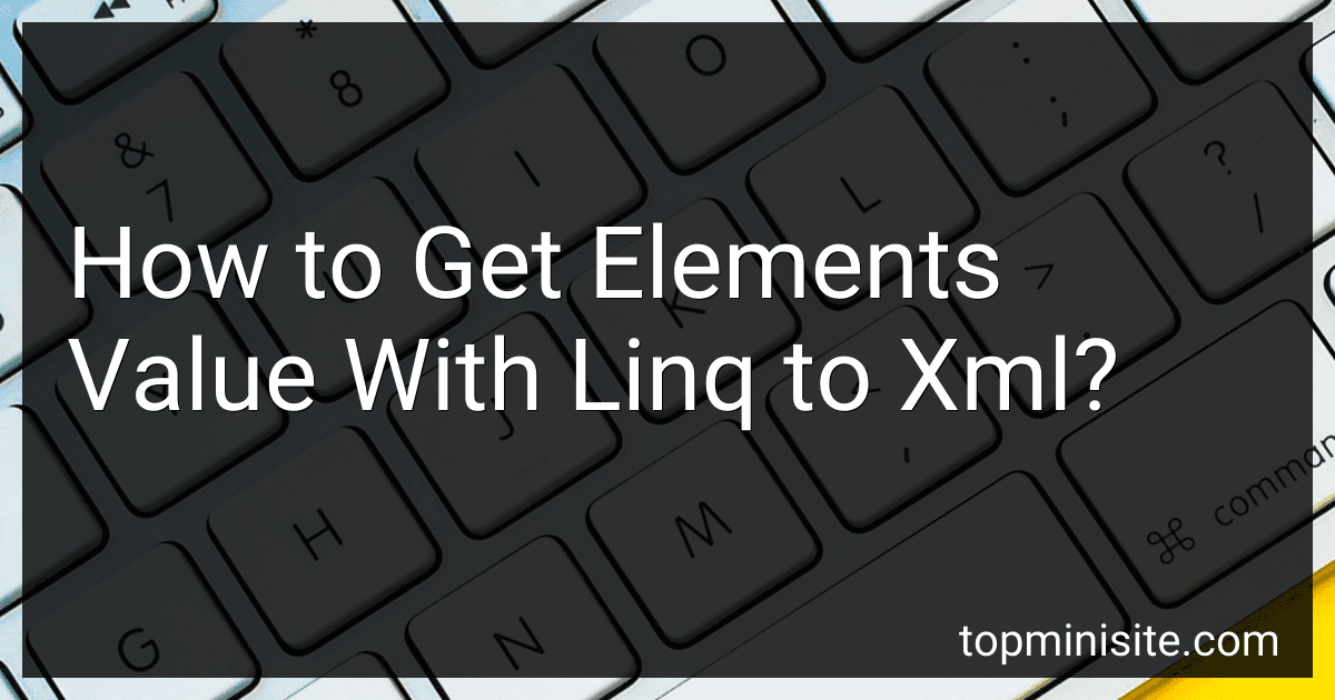 How to Get Elements Value With Linq to Xml? preview
