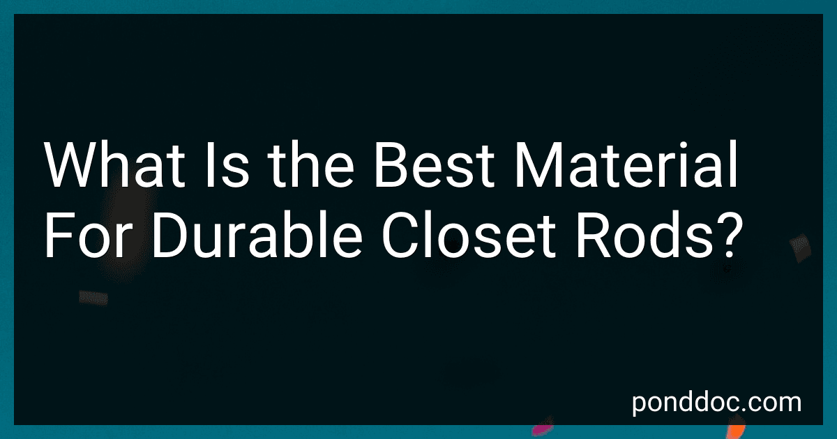 What Is the Best Material For Durable Closet Rods? preview