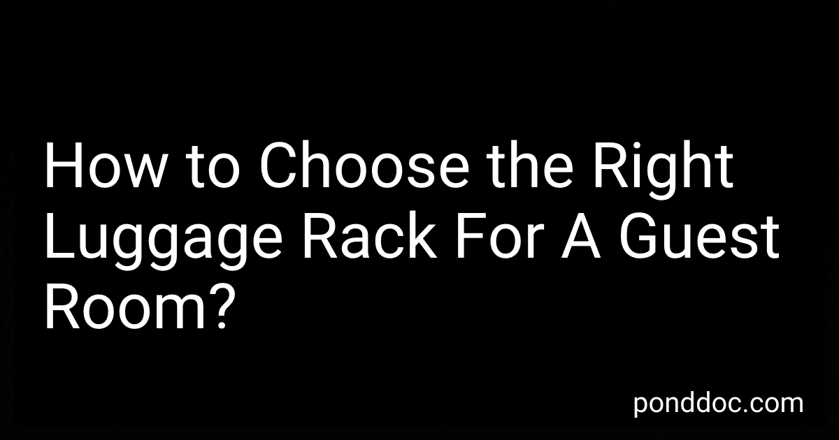 How to Choose the Right Luggage Rack For A Guest Room? preview