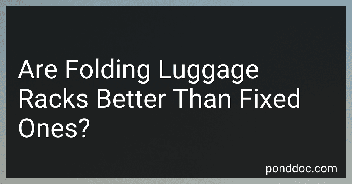 Are Folding Luggage Racks Better Than Fixed Ones? preview