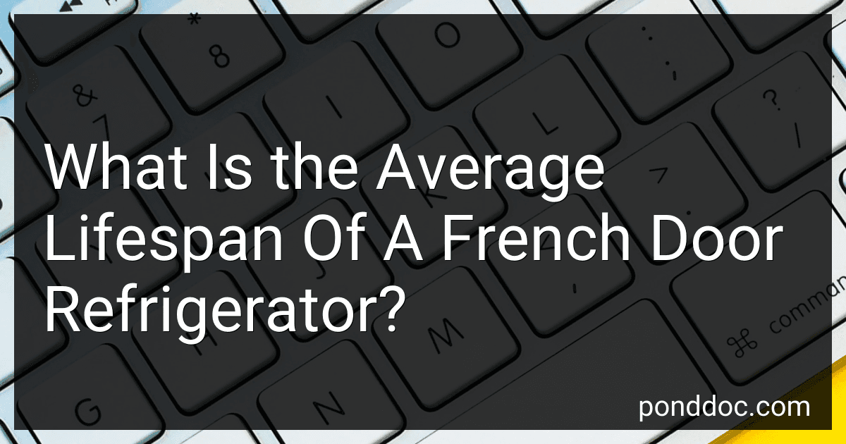 What Is the Average Lifespan Of A French Door Refrigerator? image