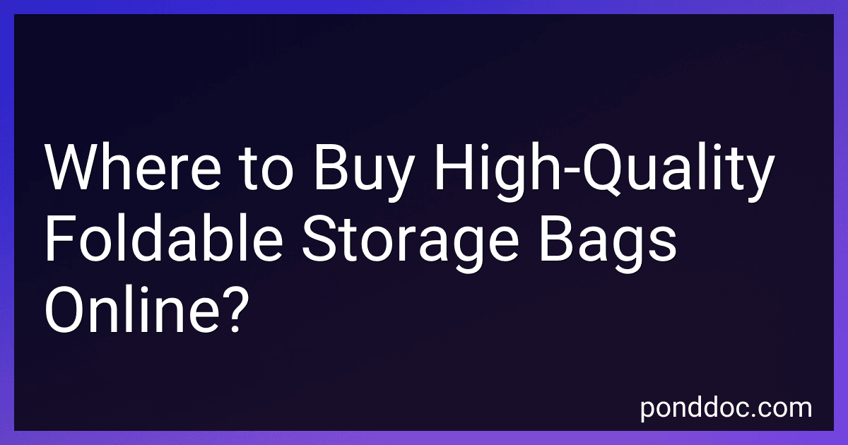 Where to Buy High-Quality Foldable Storage Bags Online? image