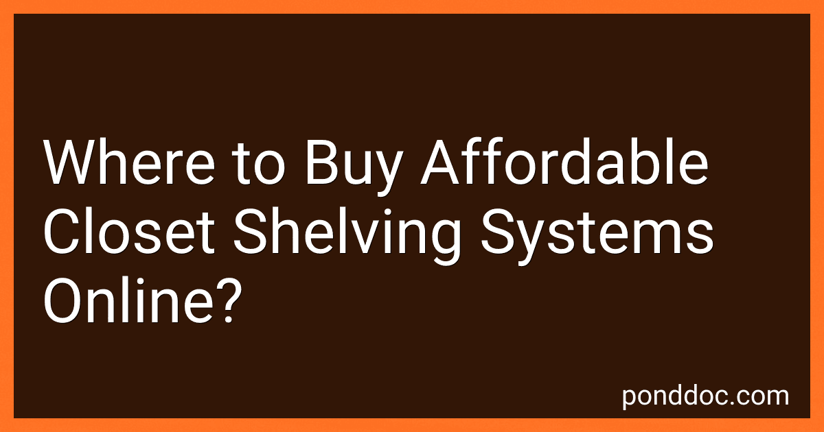 Where to Buy Affordable Closet Shelving Systems Online? image